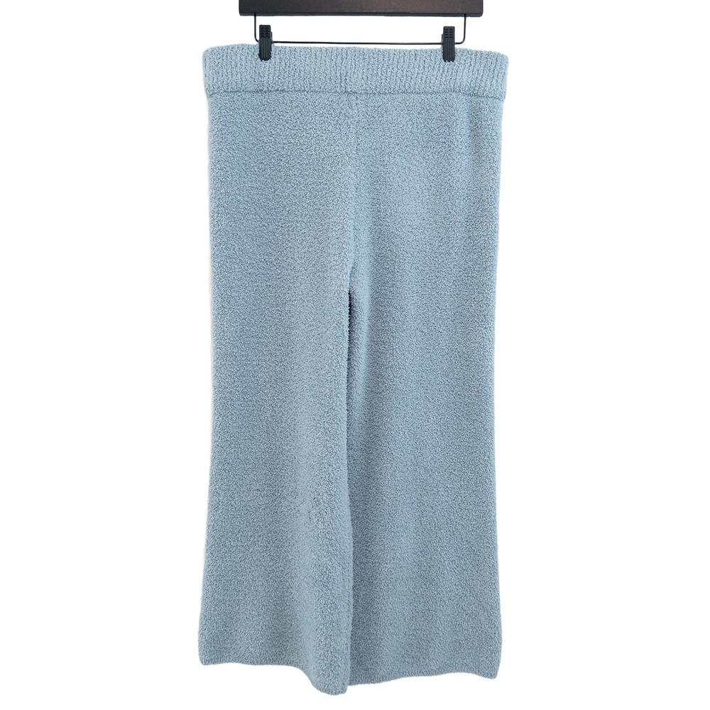 Stars Above Lounge Pants Womens XL Blue Fuzzy Sherpa Wide Leg Soft Cozy Pajamas